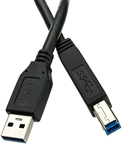 ACL 10 stopa USB 3.0 Tip mužjaka za tip B muški pisač / kabel uređaja, crni, 5 pakovanja