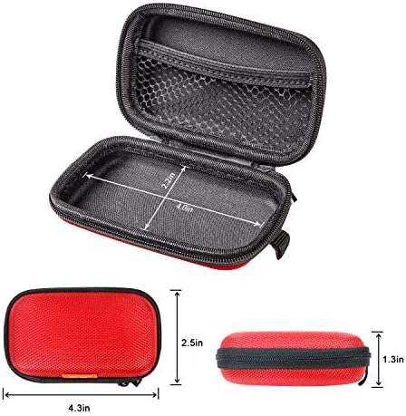 Crveni pravokutnik - prijenosna zaštita tvrda školjka vanjska lagana univerzalna torba za zatvaranje torbi