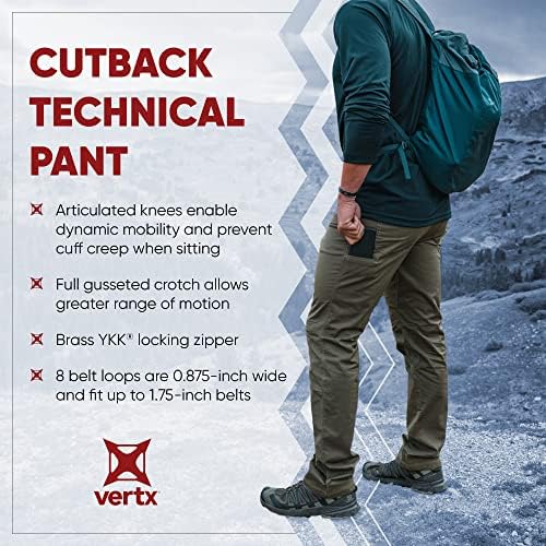 Vertx Muška rezanja tehnička taktička oprema sa džepovima lagana rasteza brzo suhe miris kontrole atletski
