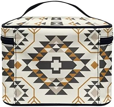 Turistička torba za šminku za šminku AZTEC jugozapadna geometrijska kozmetička torba Organizator torbica