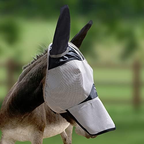 Harrison Howard Mule magarac muva maska Puna zaštita lica sa nosnim poklopcem Crna L