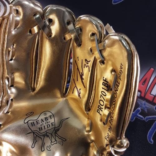 Kevin Kiermaier Authentic potpisan Gold Glove autographed JSA - Autographed MLB Gloves