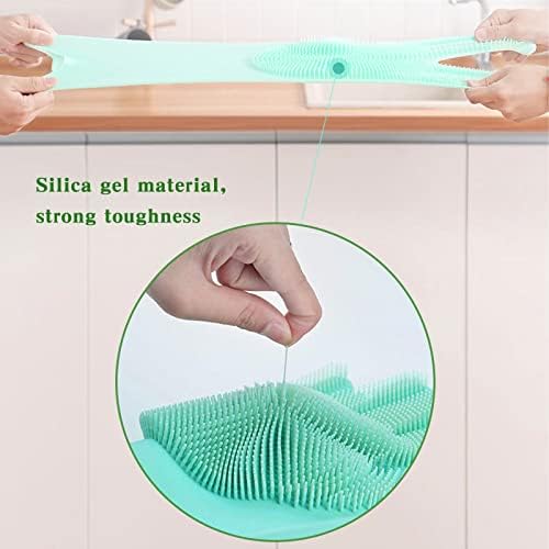DclobTop silikonske rukavice za pranje posuđa za kuhinju, rukavice za čišćenje za višekratnu upotrebu gumene rukavice za pranje kuhinjske rukavice