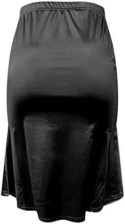 Kratke otmjene haljine ženska jednobojna Plisirana suknja s volanima s volanima Plus suknja veličine ženska sarafana Plus