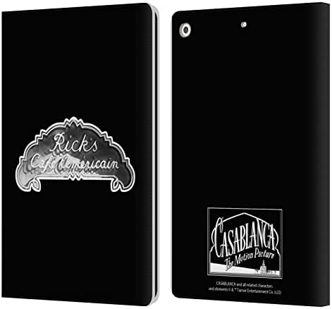 Dizajni za glavu Službeno licencirano Casablanca Rick's Cafe Graphics Covet Book Noinhet CASS CASTER kompatibilan sa Apple iPad 10.2 2019/2020/2021