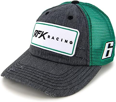 Sportovi sa kariranom zastavom Brad Keselowski 2023 RFK Racing Vintage Patch #6 šešir višebojni
