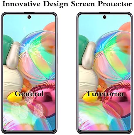 Tutetorna Zaštita ekrana za Samsung Galaxy A71 [2pack] [Case Friendly] [bez mjehurića] [jednostavna instalacija] [9h tvrdoća] [Visoka definicija] kaljeno staklo za Galaxy A71 zaštitnik ekrana