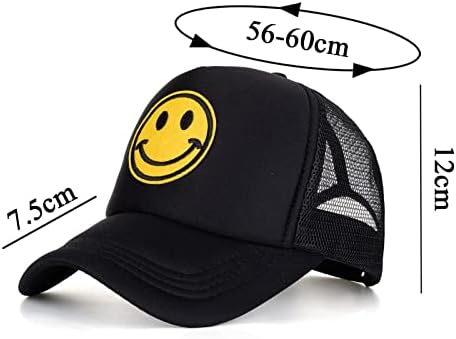 Fgss Snapback sa smajlijem - kamiondžija-šešir za muškarce i žene-podesive mrežaste bejzbol kape