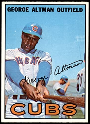1967. apps # 87 George Altman Chicago Cubs Ex / MT MUBI