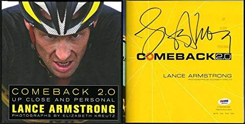 Lance Armstrong potpisan povratak 2.0 HC 1. ed Tour de France PSA / DNA autogramirana - autogramirani proizvodi