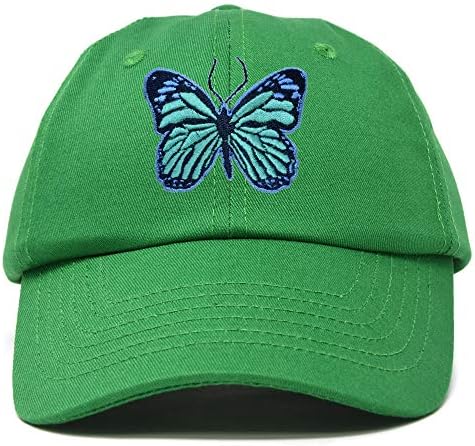 Dalix egzotični plavi leptir šešir ženski poklon vezene kape za djevojke