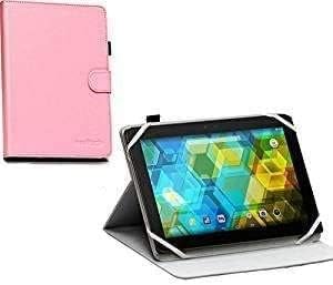 Navitech Pink Faux kožna kućišta - kompatibilan sa Asus Memo Pad 7 7 tablet