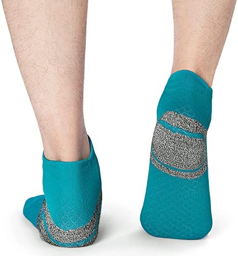 Nuheel muške niske kaznene gležnjeve atletske čarape Kompresioniranje izvođenja performansi prozračne čarape
