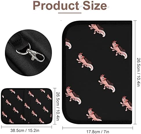 Axolotl Bi-Fold Alat Organizator držača Džepne multifunkcijske tkanine prenosne torba za alat Zip oko novčanika