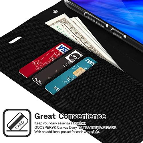 Gospery platneni novčanik za LG V40 ThinQ Case Denim stalak Flip Cover