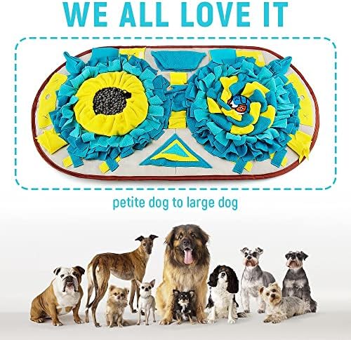 TOTARK Snuffle prostirka za pse, podloga za hranjenje interaktivne igračke za slagalice za pse, Sniff Mat