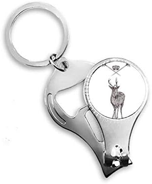 ELK SWORD CROWN Animal Barokni stil noktiju za nokteni prsten za ključeve ključeva