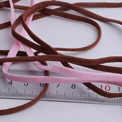 IrisGardenn 4/5 mm šareno elastično uže okrugla ravna gumena traka sa užetom za uši traka za viseće kablove