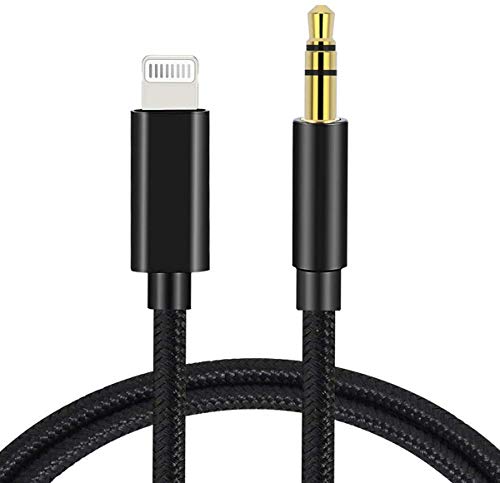 [Apple MFi Certified] aux kabl za automobil iPhone, munja na 3.5 mm AUX Audio najlon pleteni Kabelili za
