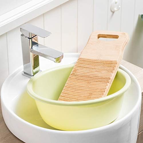 TOPBATHY drvena ploča za pranje praktična odjeća bambusova ploča za pranje protuklizna ploča za čišćenje