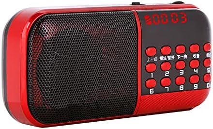 Mini Speaker FM Radio, podržava 2 memorijske kartice 2 Veliki kapacitet 18650 baterije HiFi SoundNoise otkazivanje