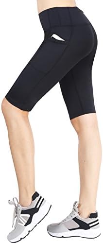 Zinmore ženske trčanje biciklističkih kratkih hlača vježbajte joga kratke hlače s džepovima