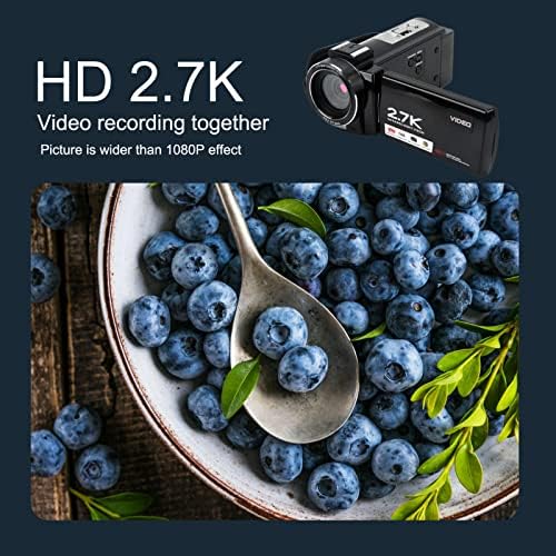 HD digitalna Video Kamera, 3in IPS ekran 48MP DV Kamera, 2.7 K Full HD infracrvena kamera za snimanje, 16x