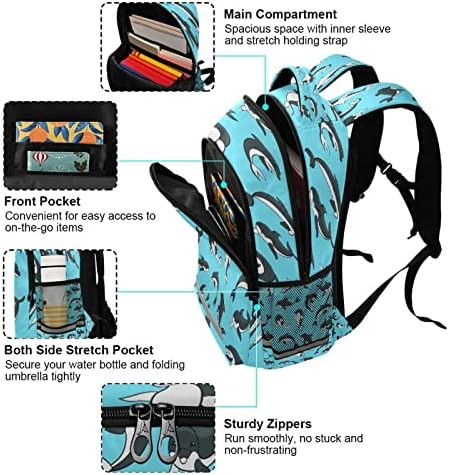 Jstel Ocean tematski školski ruksak za djecu 5-12 godina,ruksak za delfine Školska torba u vrtiću