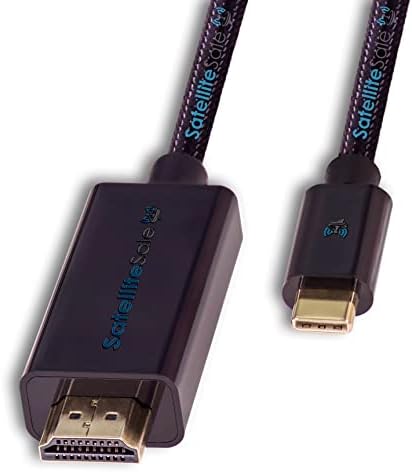 SatelititesAle Digital USB Tip C u HDMI univerzalni kabelski adapter 4K / 30Hz Nylon žica univerzalna žica