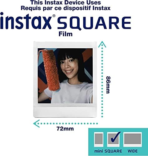 Fujifilm Instax Square Link Smartphone Printer-Bijeli-Fuji Instax Square Instant Film – Instax Link Printer