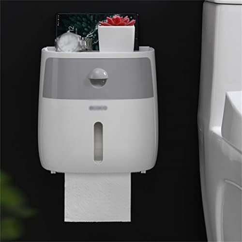DOUBA dvoslojna kutija za papirnate ubruse stalak za odlaganje toaletni papir kutija za dom bez probijanja