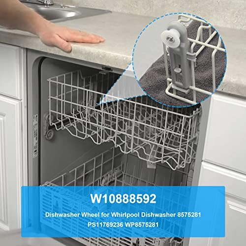 W10888592 točak za mašinu za pranje sudova za Whirlpool mašinu za pranje sudova PS11769236 WP8575281 8575281