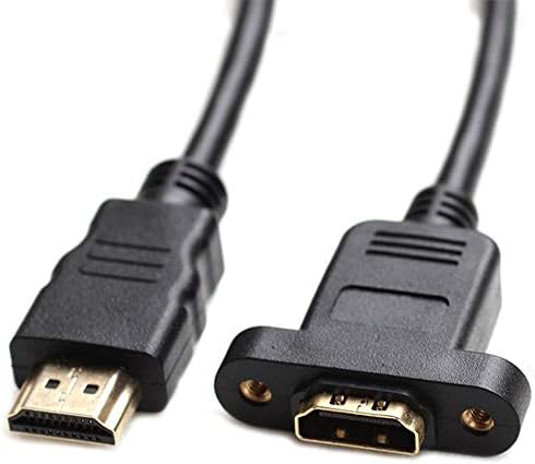 Bluwee HDMI Produžni kabl velike brzine HDMI muški na ženski Produžni kabl HDMI ekstender sa navrtkom za