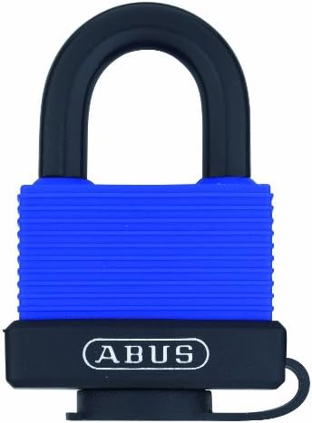 ABUS 70IB / 45 KD Vremenski otporan na mesingan Keylock u obliku nehrđajućeg čelika, plavom bojom
