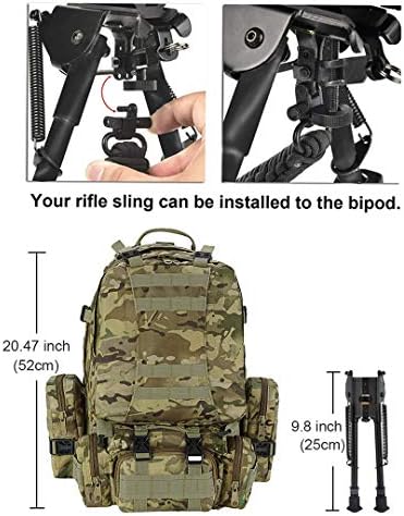 CvLife bipod, 9-13 inča puška Bipod, bipod za pušku za lov i pucanje