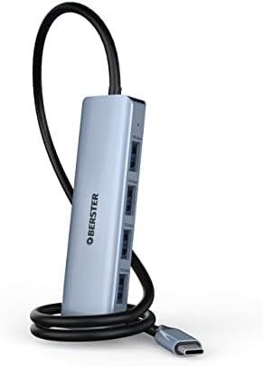 USB C Hub, 4 u 1 USB C Adapter sa 4 USB 3.2 porta Ultra Slim brzi Transport 10Gbps USB C HUB Adapter za