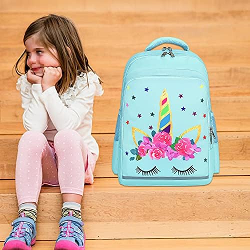 CAMTOP ruksak za djecu djevojčice školski ruksak sa kutijom za ručak Set torbi za predškolsko vrtić