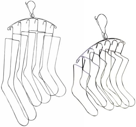 SILLY MONKEY 6 par za odrasle & dječje veličine čarapa blokatora veš sušenje vješalica stalak od nehrđajućeg