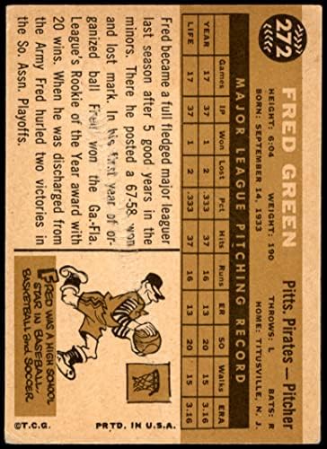Fred Green Pittsburgh Pirates Dean's Cards 2 - Dobri gusari