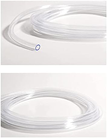 QuQuyi PVC vinilne cijevi lagana prozirna plastična cijev, 8mm ID X 10mm od PVC cijev Fleksibilno plastično