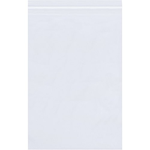 Reclosable 4 Mil Poli torbe, 14 x 24, Clear, 500/Case