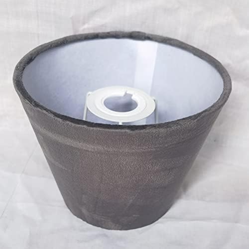 Filect Softback bačva tkanina, baršunasto krpa bijela PVC svjetiljka za stolsku lampu i podno svjetlo 4.3