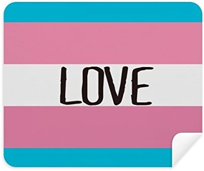 Love Transgender LGBT podrška za čišćenje tkanina za čišćenje ekrana 2kom antilop tkanina