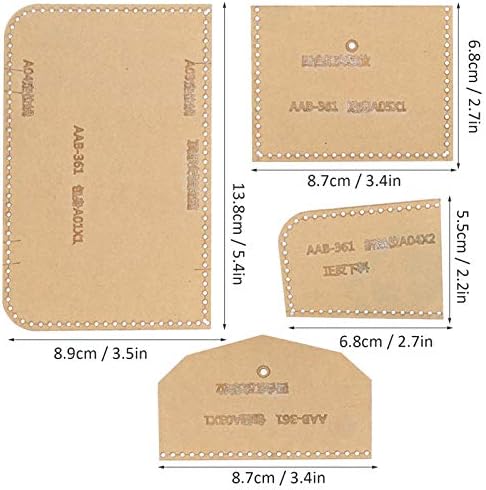 Kožni šablon za izradu, zgodan izdržljiv šablon za DIY novčanik, za prijatelje iz razreda