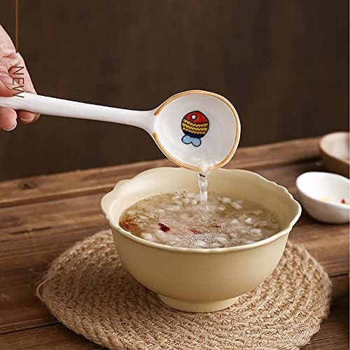 Houchu juha kašika japanski stil crtani pribor za kuhinjom koji miješaju kašiku kašika za večeru od kašike