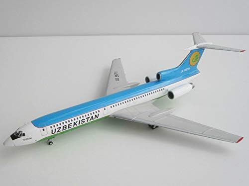 Herpa Uzbekistan Airways Tupolev Tu-154M 1/200 diecast avion Model aviona