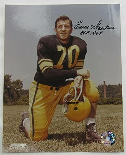 Ernie Stautner potpisao je auto Autogram 8x10 fotografija I - autogramene NFL fotografije