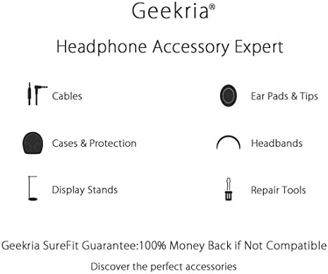 Geekia Comfort Velur Zamjenski uši za uši za sennheiser HD560S, HD515, HD518, HD555, HD595 Slušalice uši
