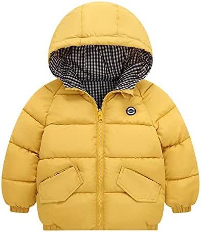 Toddler Kids Baby Boys Girls Winter Topla jakna Outerwear kaputi kaputa sa kapuljačom podstavljena odjeća