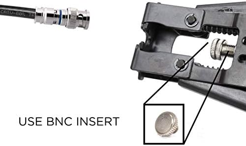 Cimple CO BNC kompresijski konektor za RG59 koaksijalni kabl - čvrsta konstrukcija sa metalima visokog kvaliteta